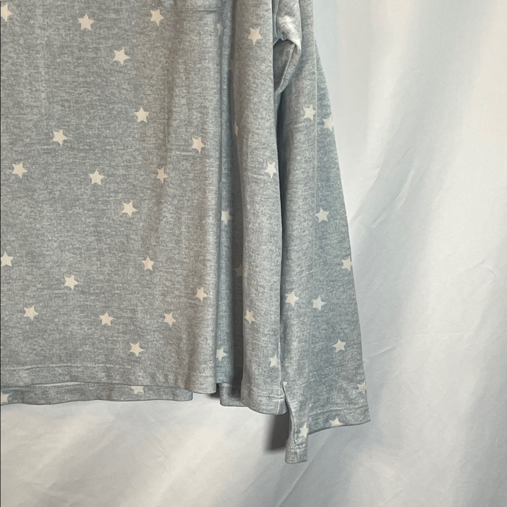 Dearfoams Sky Gray Starry Pajama Set - Picture 5 of 13